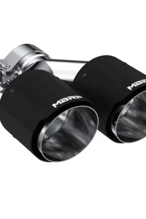 Super Sale MBRP Universal Carbon Fiber Dual Tip 4in OD/2.5in Inlet