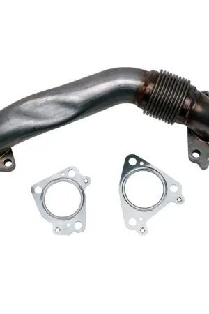 Wehrli 01-04 Chevrolet 6.6L Duramax LB7 2in Stainless Pass. Side Up Pipe w/Gaskets (Single Turbo) Editor’s Pick