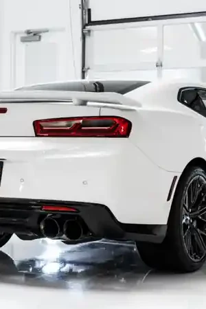 AWE Tuning 16-19 Chevy Camaro SS Non-Res Cat-Back Exhaust - Track Edition (Quad Diamond Black Tips) Next Day Delivery