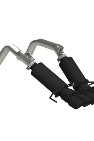 MBRP 14-19 Chevy Corvette V8 6.2L 3in Black Dual Cat Back w/ 4in Quad Dual Wall Tips Mega Sale