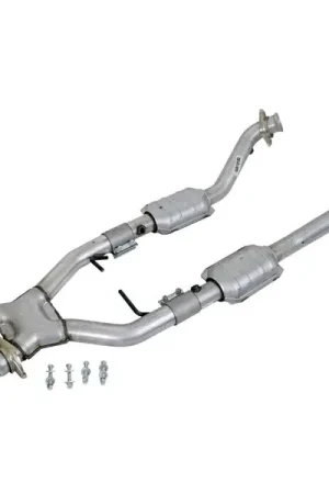 BBK 96-98 Mustang 4.6 Cobra High Flow X Pipe With Catalytic Converters - 2-1/2 Sale
