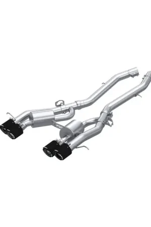 Weekend Sale MBRP 2021+ BMW M3/M4 3in Axle Back Dual Rear Exit w/ T304 SS Carbon Fiber Tips