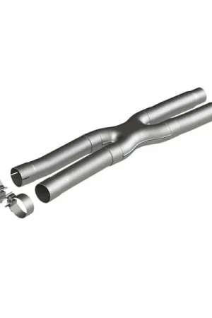 MBRP 15-19 Ford Mustang GT 2.5in Resonator Delete X-Pipe - AL Special Offer