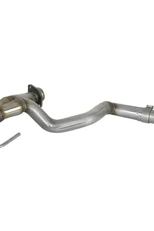 Clearance aFe POWER Twisted Steel Y-Pipe 2-1/4in 409 SS Exhaust System 2018 Jeep Wrangler (JL) V6-3.6L