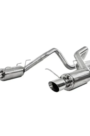 MBRP 11-14 Ford Mustang GT 5.0L Dual Split Rear Street Version T409 3in Cat Back Exhaust System Best Seller