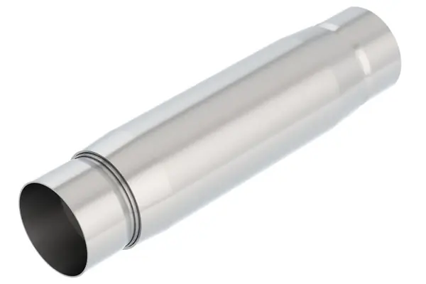 Best Seller Borla CrateMuffler Resonator Option 3in Center/Center 3.5in Round x 10in - Null Sound Center/Center