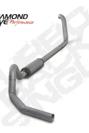 Clearance Diamond Eye KIT 4in Turbo Back SGL AL: 00-03 FORD 7.3L F240/F350 CandC