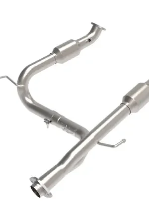 aFe Toyota Tacoma 05-15 V6-4.0L Twisted Steel Y-Pipe w/ Cat Shop Now