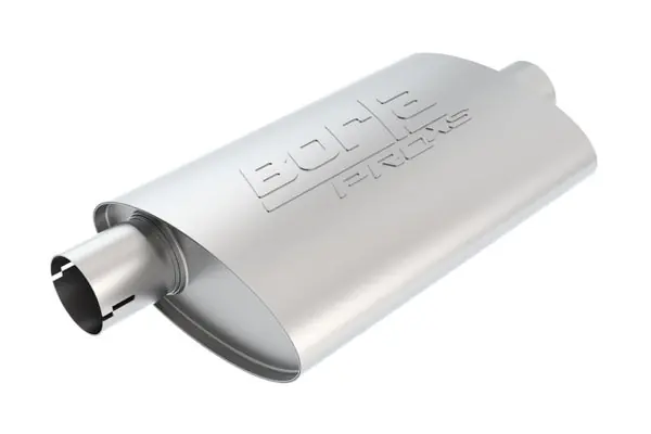 Borla Universal Center/Offset Oval 2.25in Tubing 14in x 4in x 9.5in PRO-XS Notched Muffler Markdown