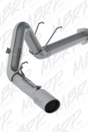 MBRP 17-19 Ford F250/350/450 6.7L 4in Aluminized Filter Back Single Tip Exhaust System Big Sale