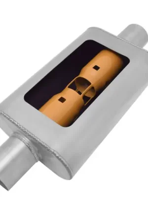 Gibson MWA 3in. Offset/ 3in. Center 14in. Oval Muffler New Arrival