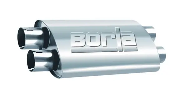 Borla 2.25in Dual In/Out 19in x 9.5in x 4in Turbo XL Muffler Special Offer