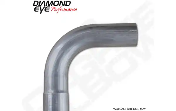 Budget Diamond Eye ELBOW 5in 90-DEGREE 8in CLR SS