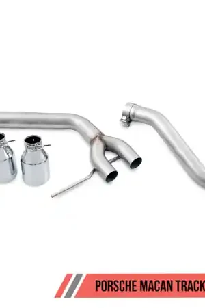 AWE Tuning Porsche Macan Track Edition Exhaust System - Diamond Black 102mm Tips Buy Online