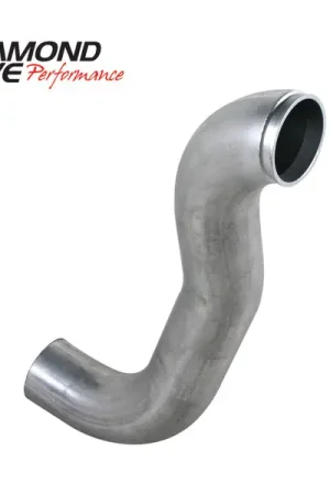 Diamond Eye Downpipe 4in TB Single W/ HX40 FLANGE AL DODGE 5.9L 2500/3500 89-93 2X4 ONLY Last Chance