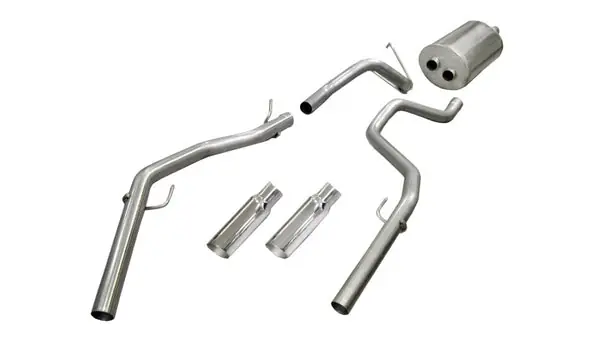 Editor’s Pick Corsa 2009-2019 -14 Dodge Ram Quad Cab/Short Bed 1500 4.7L V8 Polished Sport Cat-Back Exhaust