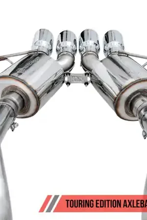 AWE Tuning 14-19 Chevy Corvette C7 Z06/ZR1 (w/o AFM) Touring Edition Axle-Back Exhaust w/Chrome Tips Fresh Stock