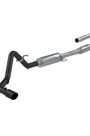 Money Back Guarantee MBRP 2021+ Ford F-150 2.7L/ 3.5L Ecoboost 5.0L Single Side 3in Black Coated Catback Exhaust