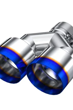 Sale MBRP Burnt End Tip 2.5 ID Dual 4 OD Out 9.55 length Single wall 304 Stainless Steel Pass Side