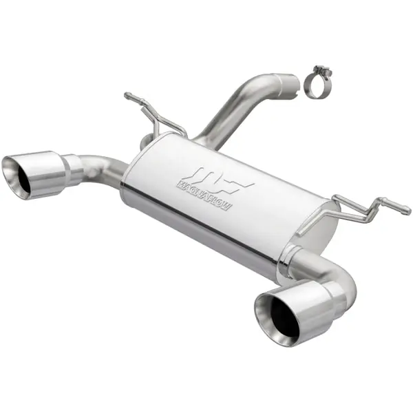 MagnaFlow 2018+ Jeep Wrangler 3.6L Dual Polished Tip Axle-Back Exhaust Super Sale