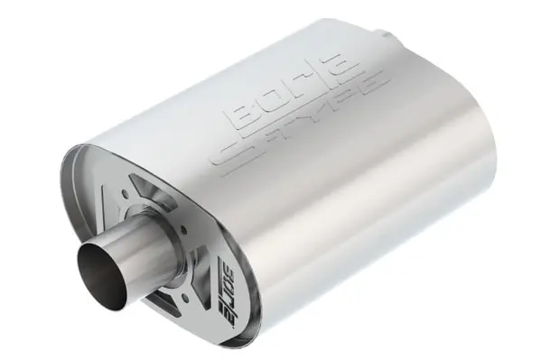 Borla CrateMuffler Ford Coyote 5.0L S-Type 2.5in Offset/Center 12inx6inx10.34in Muffler Discount