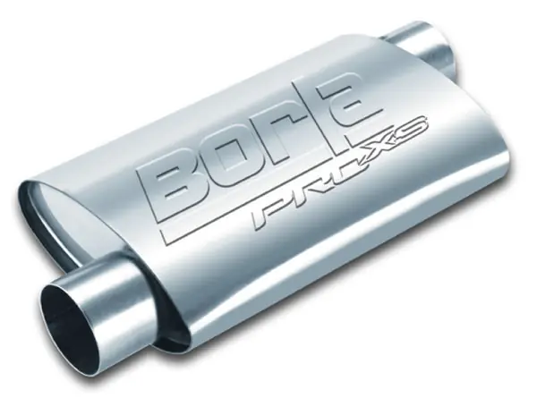 Borla Pro-XS 2in Tubing 14in x 4in x 9.5in Oval Offset/Offset Muffler New Arrival