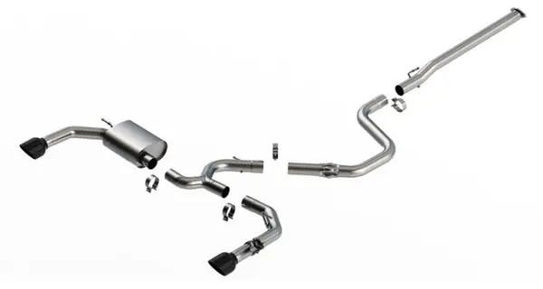 Factory Price Borla 22-23 Hyundai Elantra N 2.0L 4 CYL. Turbo AT/MT ATAK Catback Exhaust Black Chrome