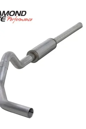 Big Sale Diamond Eye KIT 4in Catback Single AL: 2004.5-2007.5 DODGE CUMMINS 600