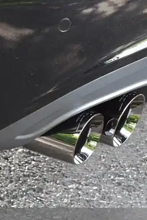 AWE Tuning Audi B8 A4 Touring Edition Exhaust - Single Side Polished Silver Tips Authentic