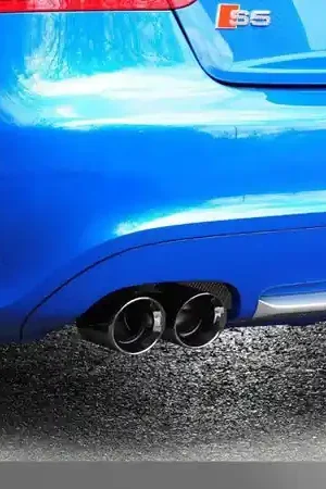 AWE Tuning Audi B8 S5 4.2L Track Edition Exhaust System - Diamond Black Tips Luxury