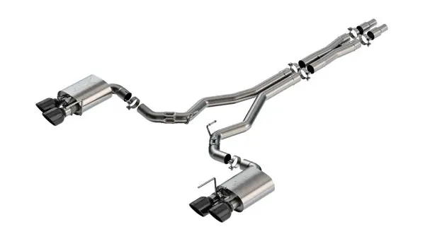 Borla 2024 Ford Mustang Dark Horse 5.0L V8 w/Active Exhaust ATAK Cat-Back Exhaust System - BC Tips Free Delivery