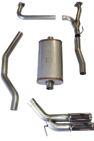 JBA 04-20 Nissan Titan 5.6L 304SS Pass Side Dual Exit Cat-Back Exhaust Price Cut