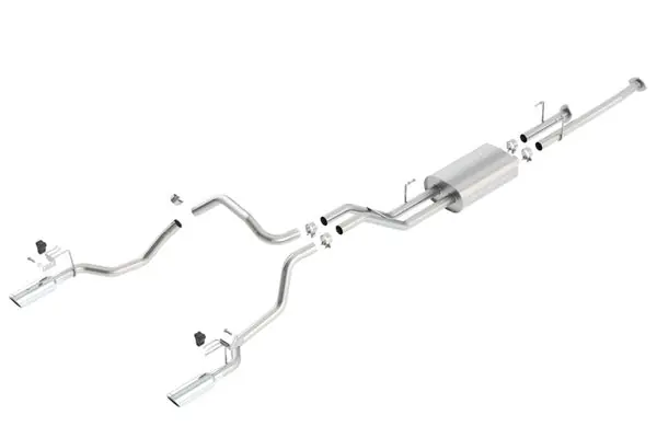 Limited Time Borla 14-15 Toyota Tundra 4.6L/5.7L Crew Max SB DC SB Touring Cat Back Exhaust Dual Split Rear Exit