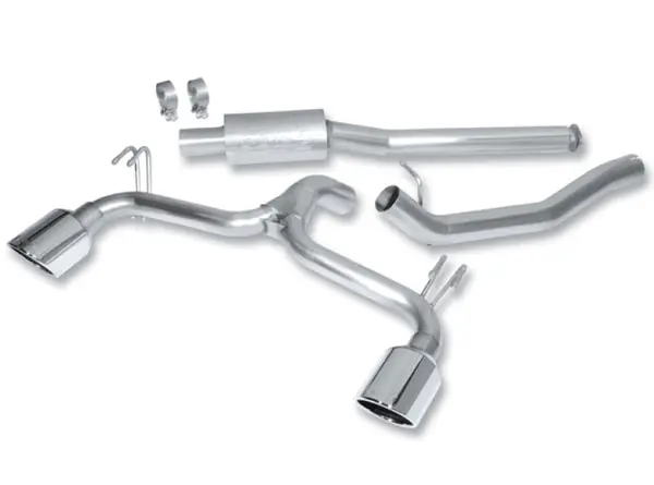 Latest Borla 09-15 Mitsubishi Lancer Ralliart 2.0L 4cyl MT 6spd AWD Catback Exhaust