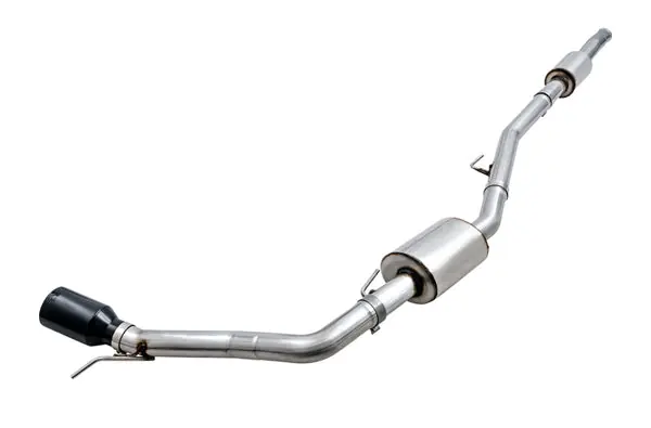 AWE Tuning 20-21 Jeep Gladiator JT 3.6L Tread Edition Cat-Back Single Side Exhaust - Diamond Blk Ti Express Delivery