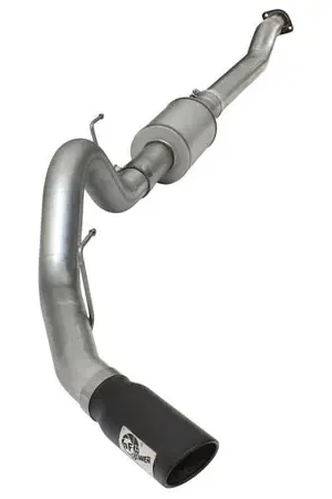 Trending aFe Atlas Exhausts 4in Cat-Back Aluminized Steel Exhaust Sys 2015 Ford F-150 V6 3.5L (tt) Black Tip