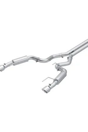 Top Rated MBRP 2024 Ford Mustang GT S650, 5.0L 3in Dual Split Rear Aluminized Steel