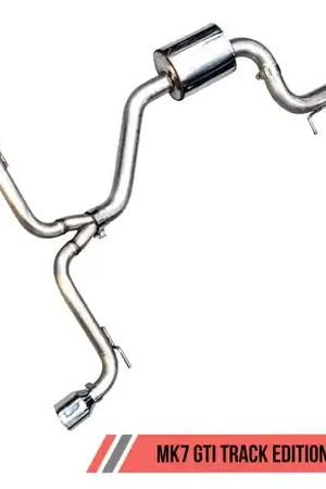 AWE Tuning VW MK7 GTI Track Edition Exhaust - Diamond Black Tips Cheap
