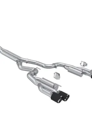 MBRP 2024+ Ford Mustang 5.0L T304 SS 3in Cat-Back Exhaust w/ Quad Carbon Fiber Tips (Valve Delete) Next Day Delivery