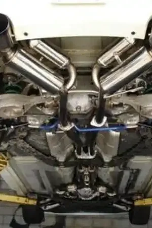 HKS 03-07 G35 Dual Hi-Power Ti Tip Catback Exhaust (SUS304 NO COATING) Modern