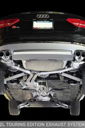 Next Day Delivery AWE Tuning Audi B8 S5 4.2L Touring Edition Exhaust System - Polished Silver Tips