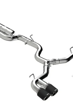 Instant Buy MBRP 2022 Volkswagen Golf R MK8 3in Cat-Back Quad Rear w/ Carbon Fiber Tips Valve Delete Exhaust