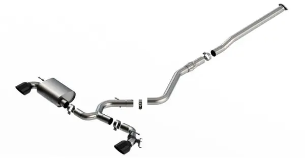 Borla 22-23 Hyundai Kona N 2.0L 4 CYL. Turbo AT/MT ATAK Catback Exhaust Black Chrome Save Now