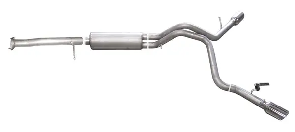 Gibson 07-10 Cadillac Escalade ESV Base 6.2L 2.5in Cat-Back Dual Extreme Exhaust - Aluminized No Minimum Order