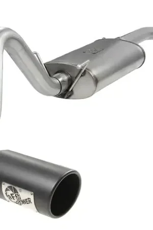 Premium aFe MACHForce XP Exhausts Cat-Back SS-409 EXH CB Toyota Tacoma 05-13 V6-4.0L (Blk Tip)