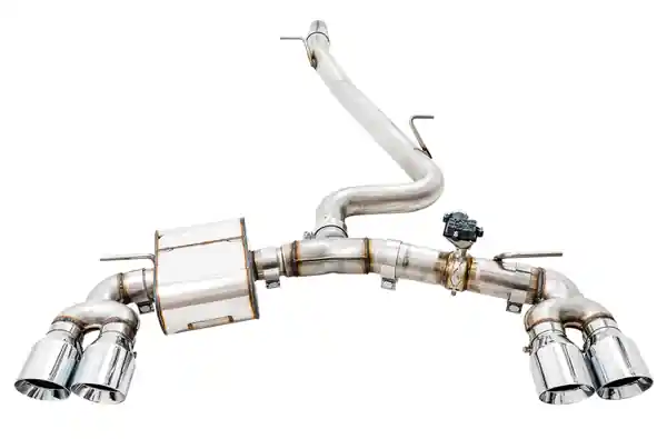 Best Price AWE Tuning Volkswagen Golf R MK7.5 SwitchPath Exhaust w/Chrome Silver Tips 102mm