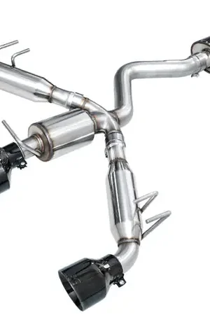 Authentic AWE Tuning 2023+ Toyota GR Corolla Touring Edition Exhaust - Diamond Black Tips