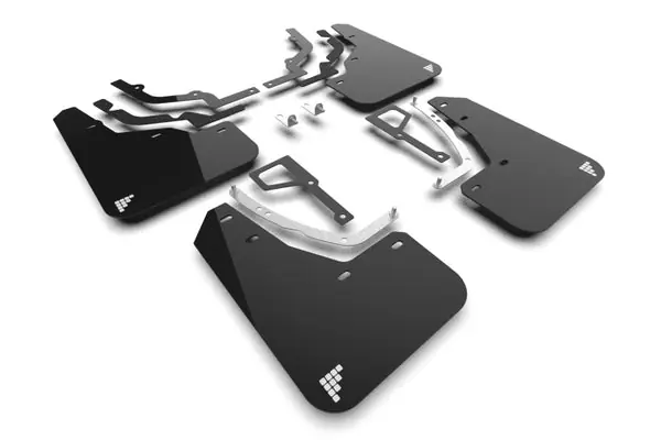 Fast Shipping Rally Armor 2025 Hyundai Ioniq 5 N Black UR Mud Flap Silver Battery Logo