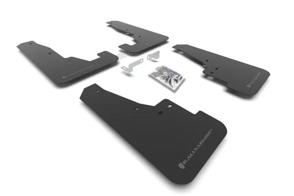 Price Cut Rally Armor 16-25 Dodge Durango GT/Hellcat/RT/SRT 392/SXT Black UR Mud Flap Grey Logo