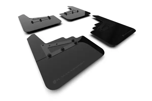 Rally Armor 21-25 Ford F-150 (Excl. Raptor) Black UR Mud Flap w/Metallic Black Logo Clearance